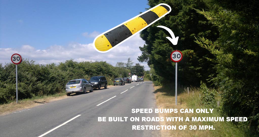 Speed bumps that are legal on roads