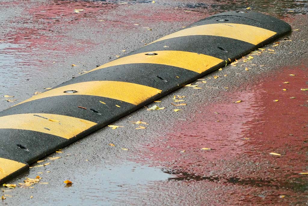 Directing Traffic With Speed Bumps