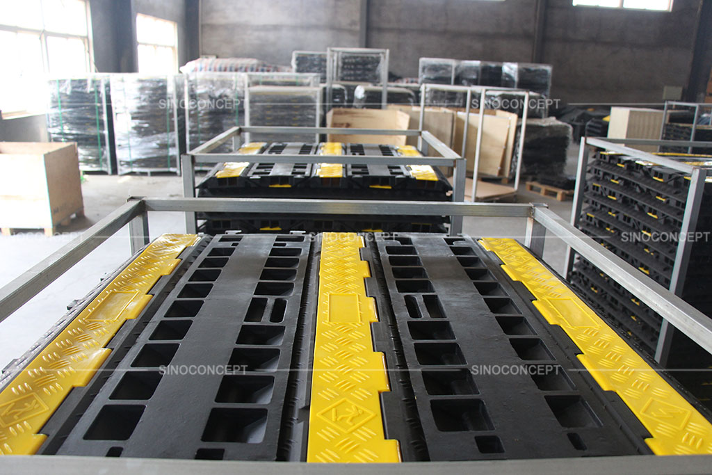 Rubber cable protectors manufactured in Sino Concept factory