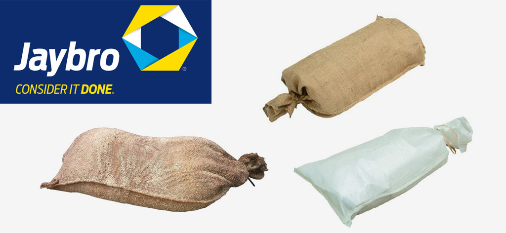 Jaybro is a famous manufacturer of sandbags which are used to stop flooding