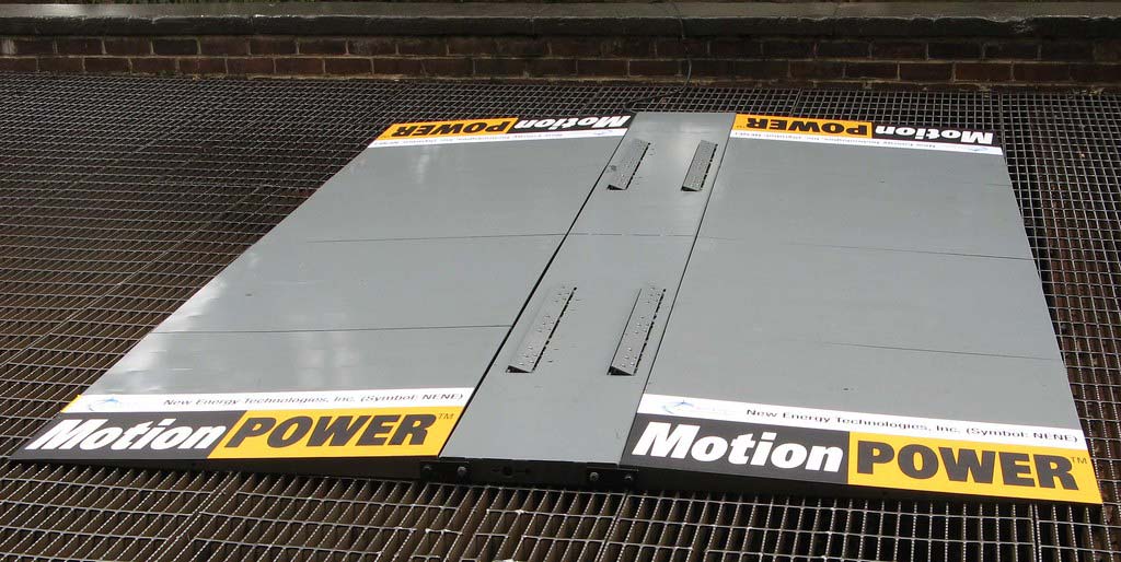 Speed bump made of steel to reduce vehicle speed