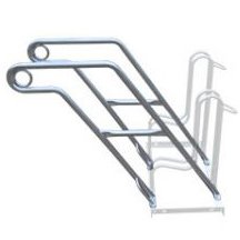 A steel lockable bike rack made by Sino Concept.