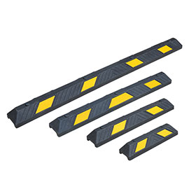 Wide range of Plastic-Rubber composite parking wheel stops manufactured by Sino Concept.